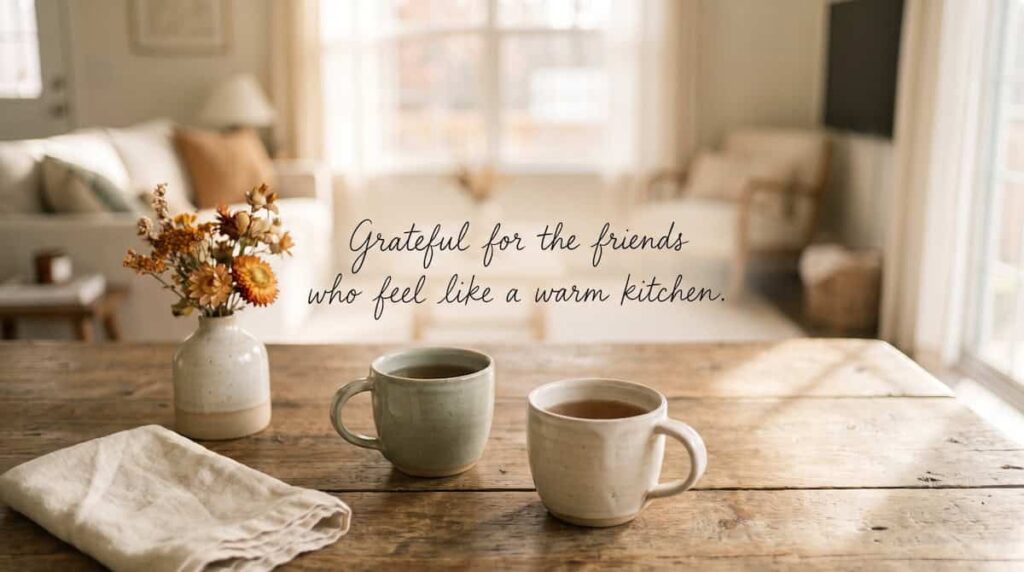 Friends Near, Far & Missing at Your Table